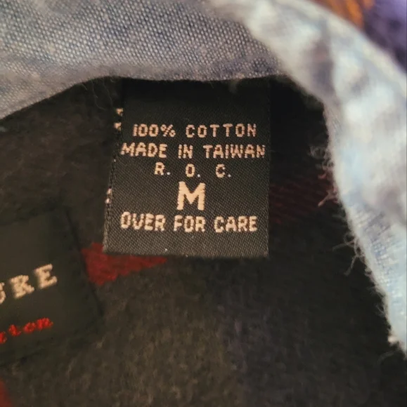 90s Vintage Structure Plaid Flannel - Picture 5 of 7